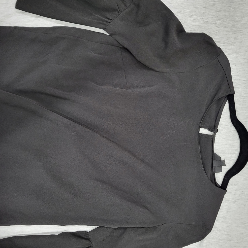 Topshop black blouse